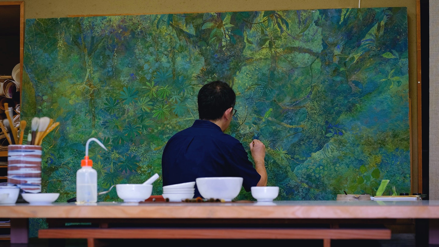 Masayuki is a Japanese master painter and katazome artist based in Kyoto. 