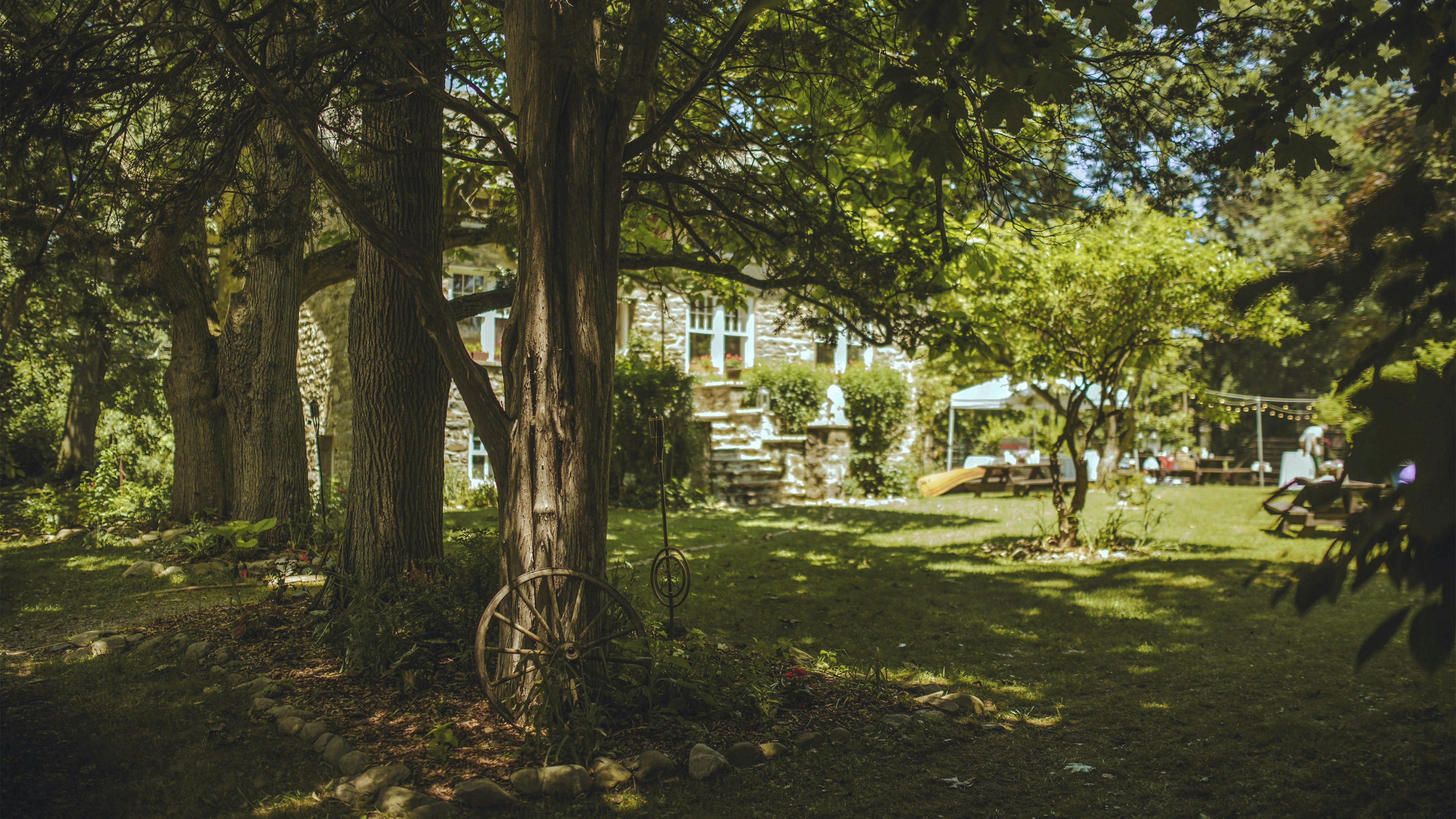 VAWAA Artist Linnea's beautiful four acre property in Upstate New York