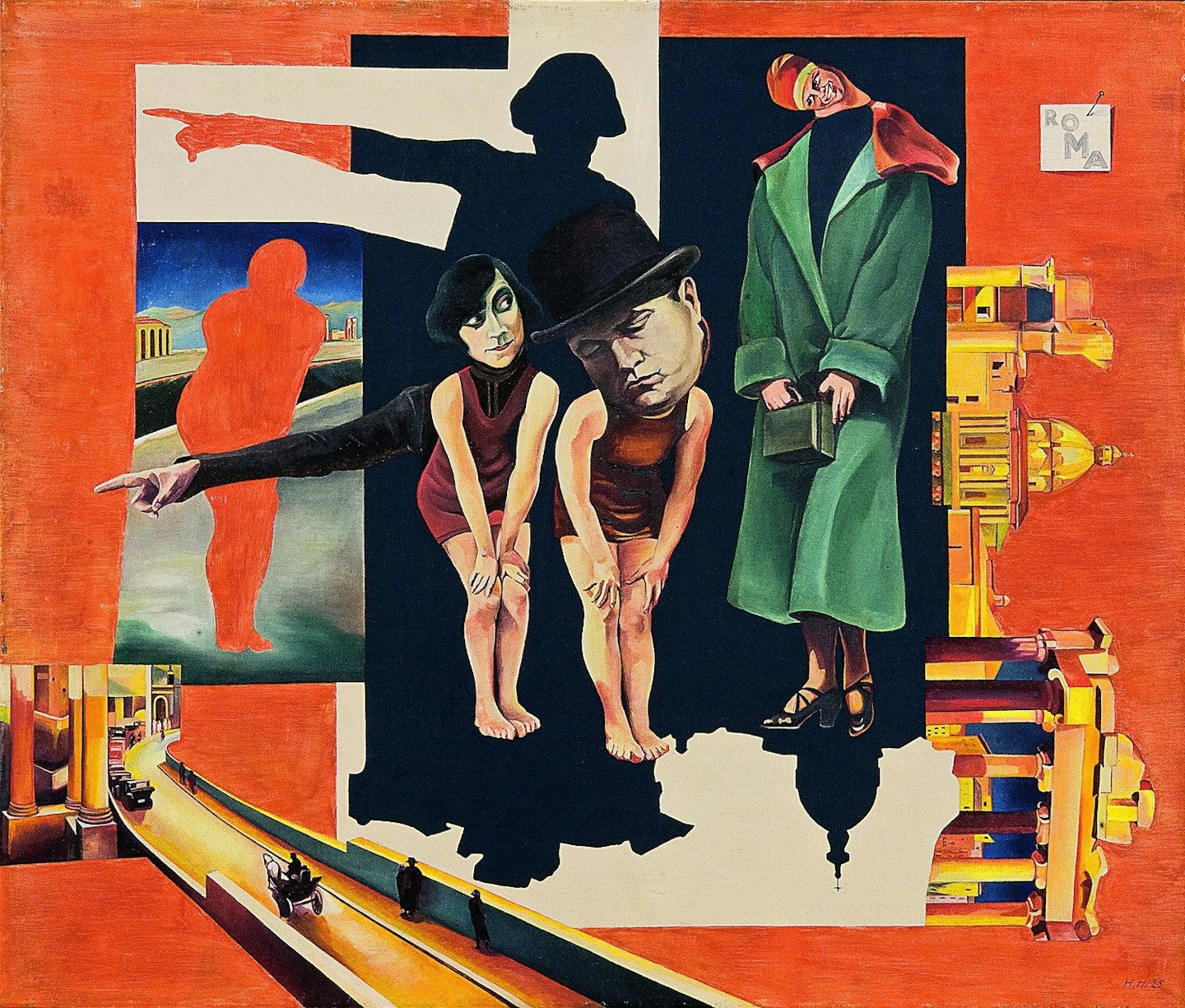 Hannah Höch's "Roma." Photo: Berlinische Galerie/VG Bild-Kunst