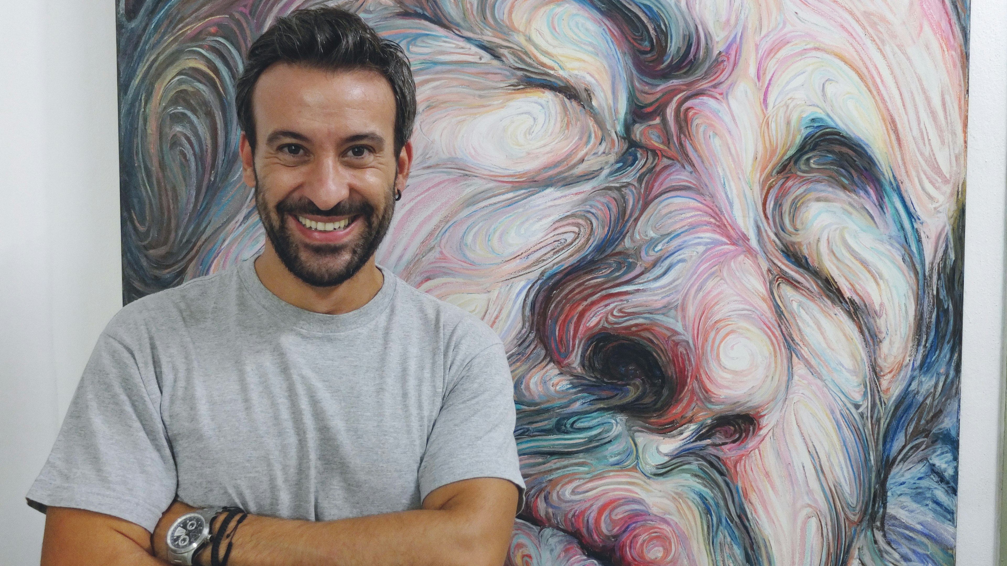 Liquid Painting and Drawing with Nikos