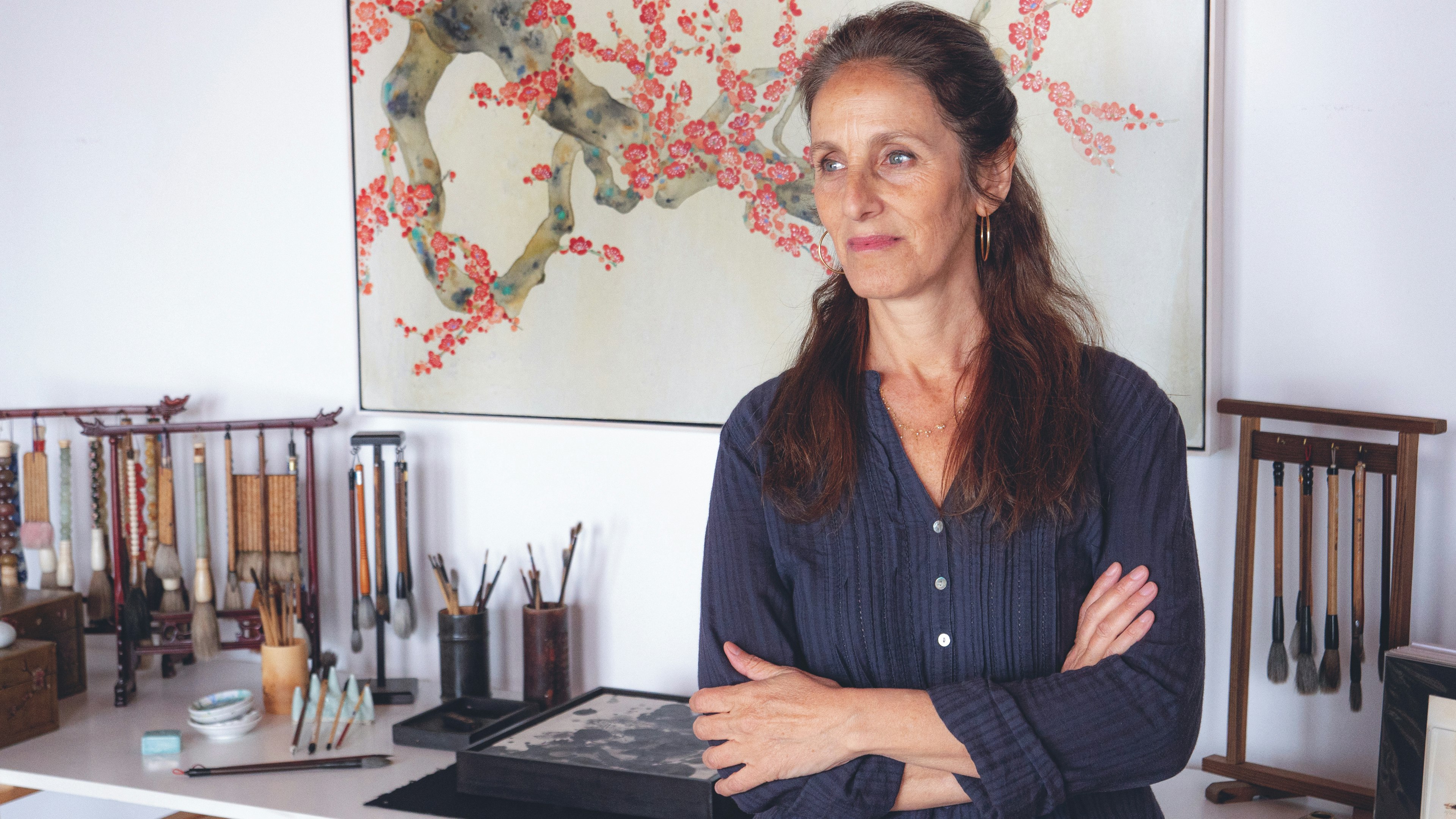 Japanese Ink Painting with Talia