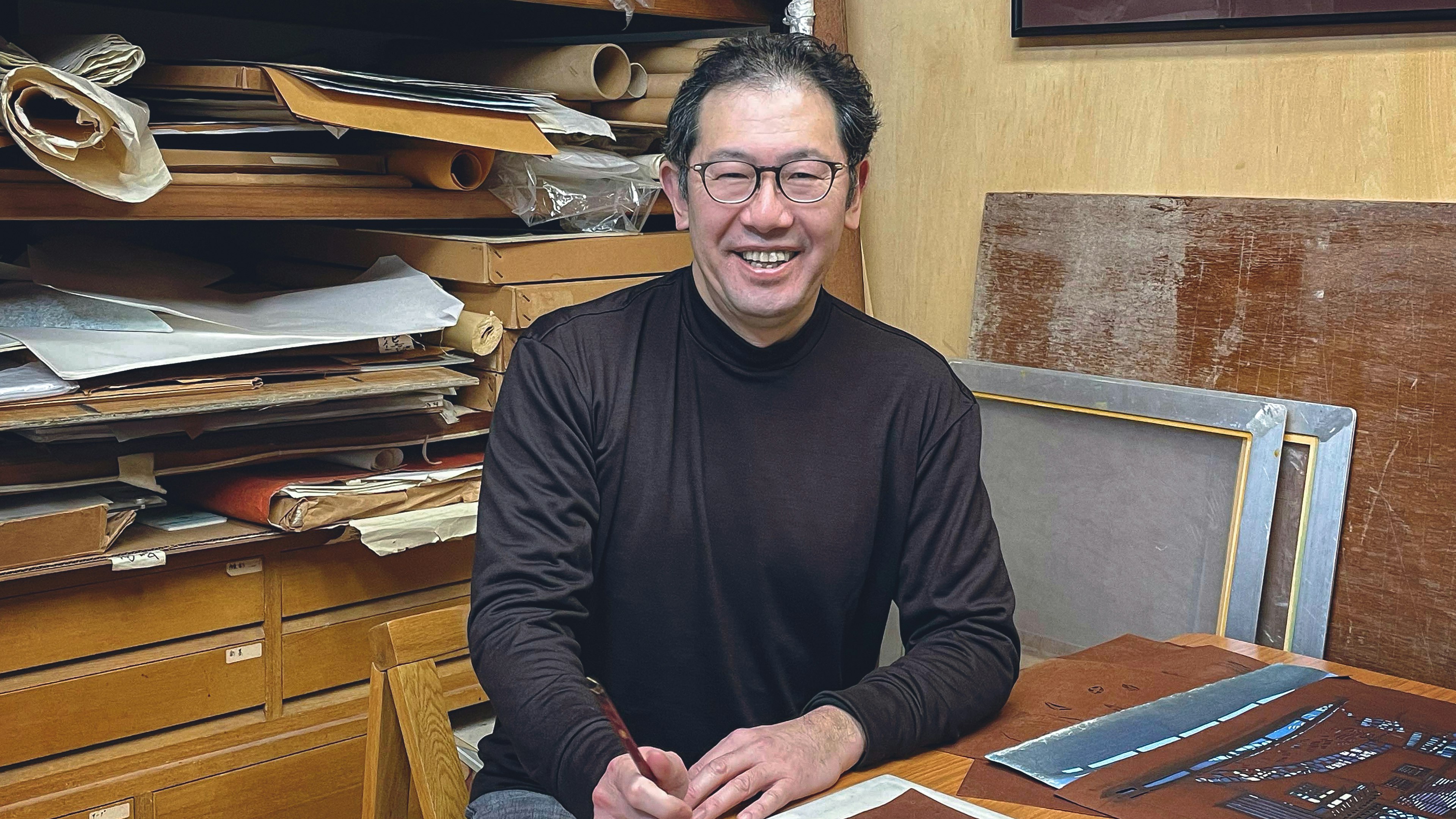 Katazome (Stencil Dyeing) with Masayuki