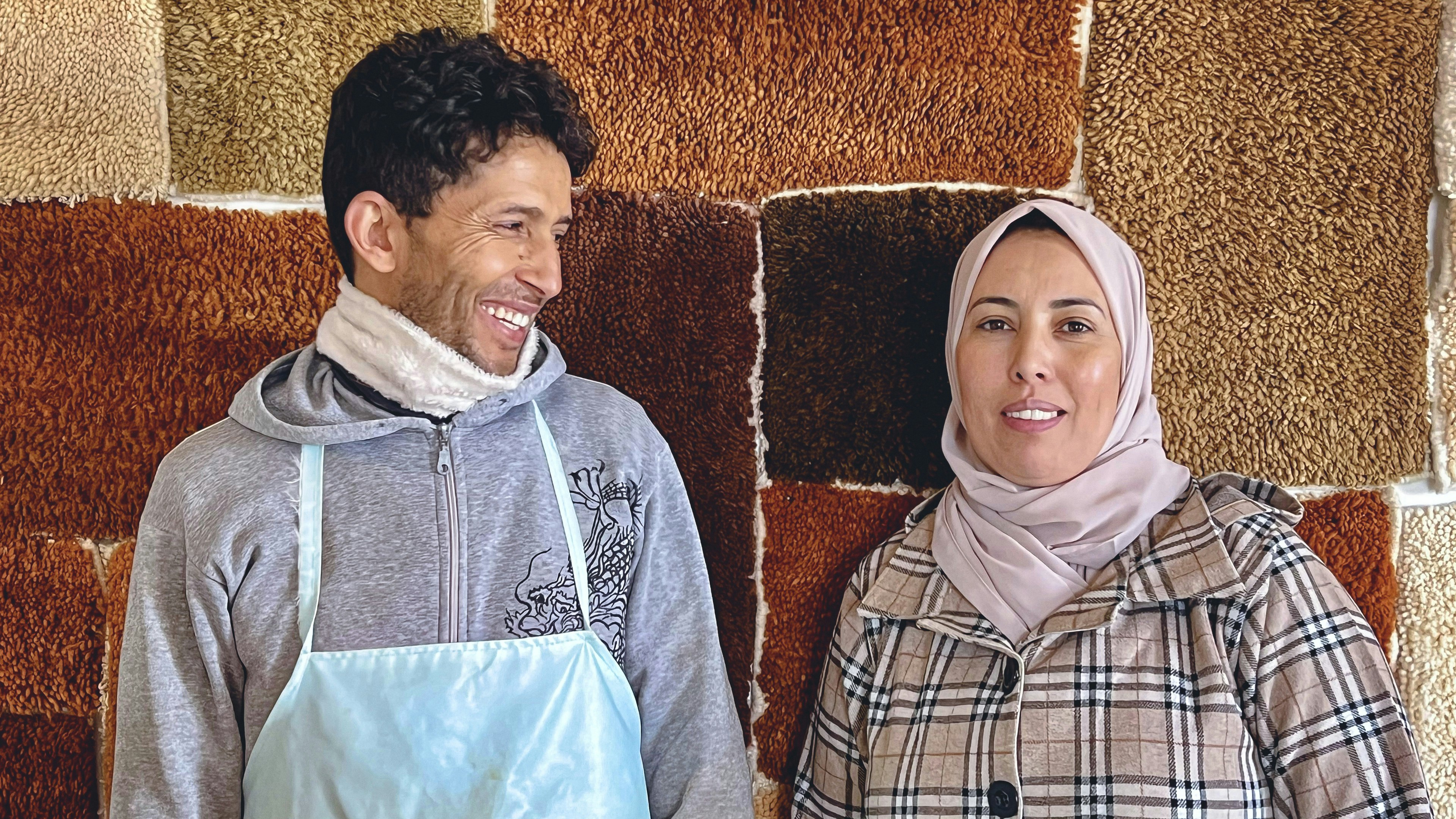 Henna Dyeing and Rug Weaving with Fadma & Ahmed