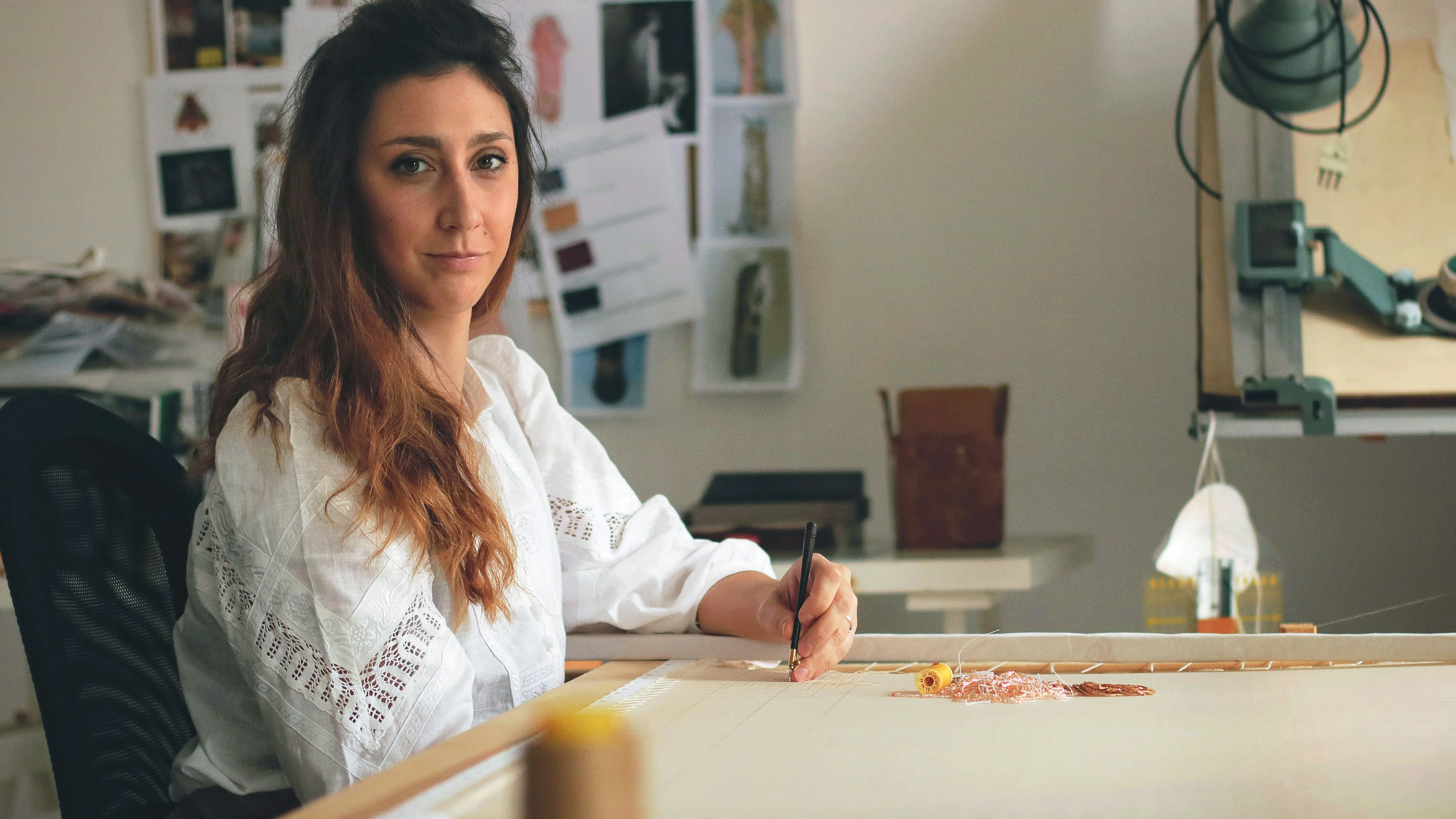 Goldwork and Haute Couture Embroidery  with Maria Francesca