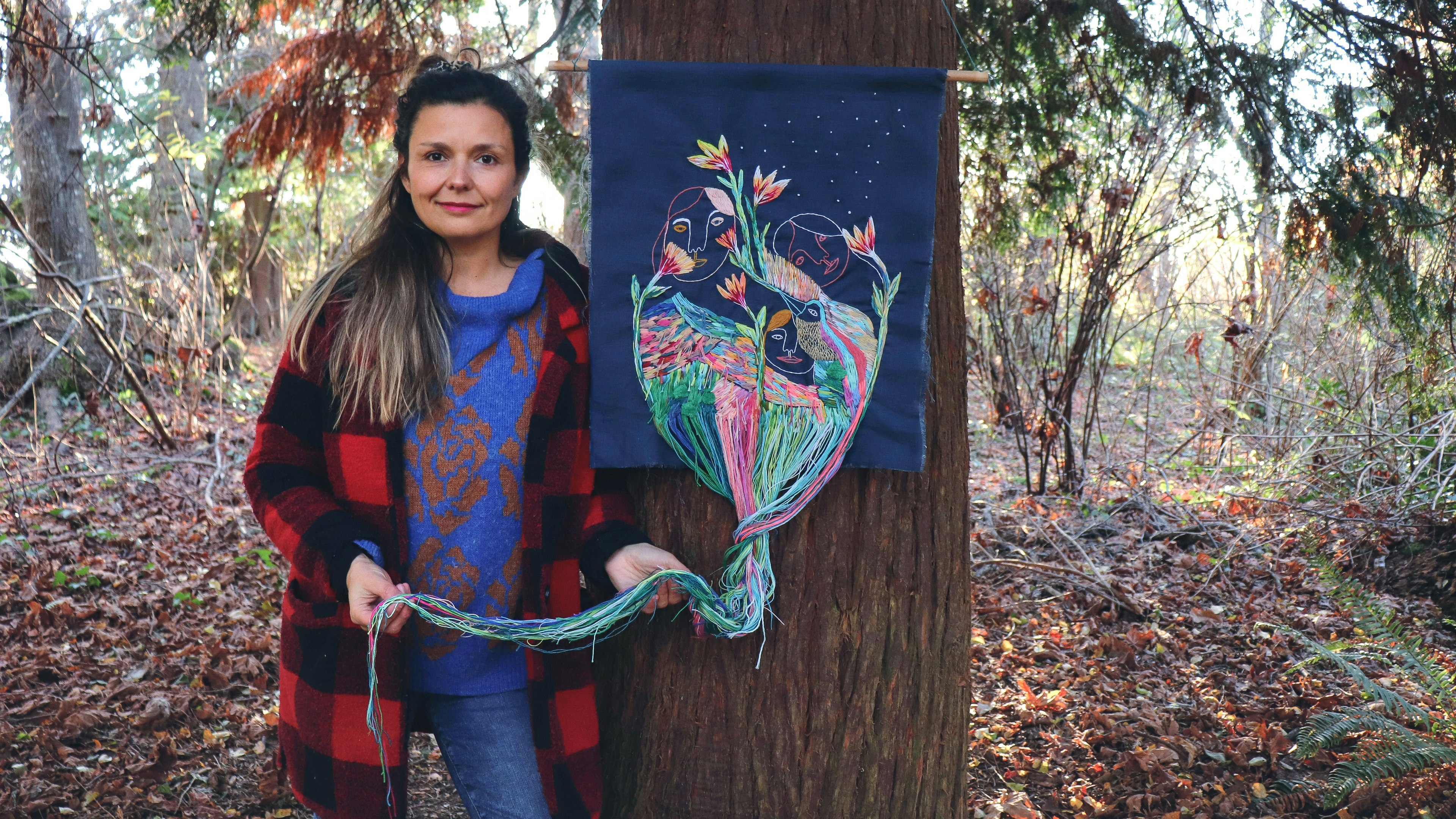 Mixed Media Embroidery with Katy