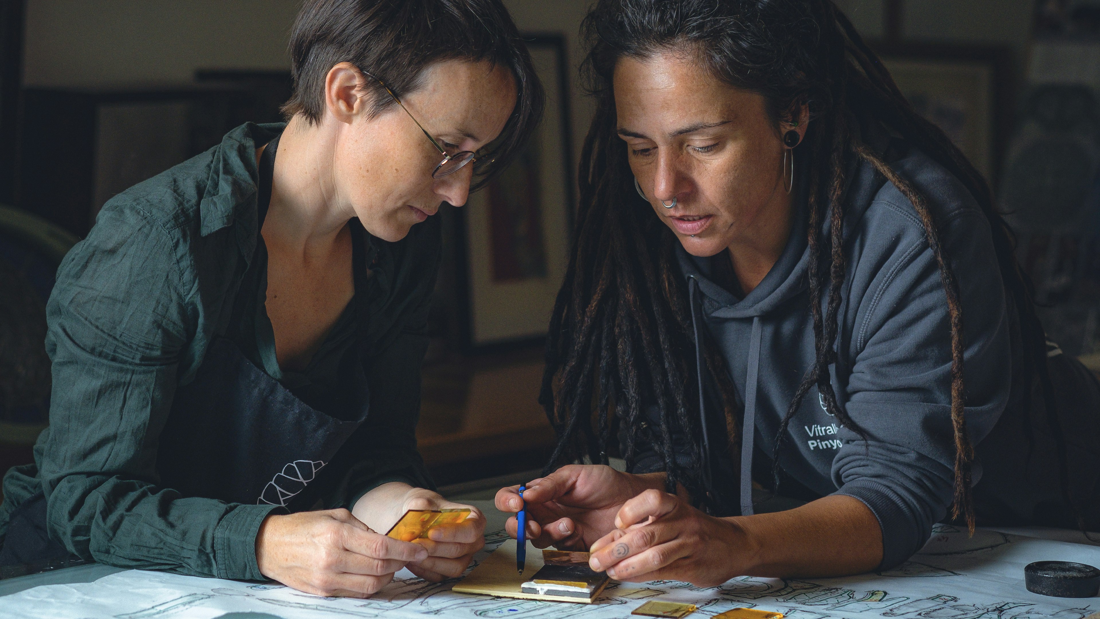 Stained Glass with Anna & Txell