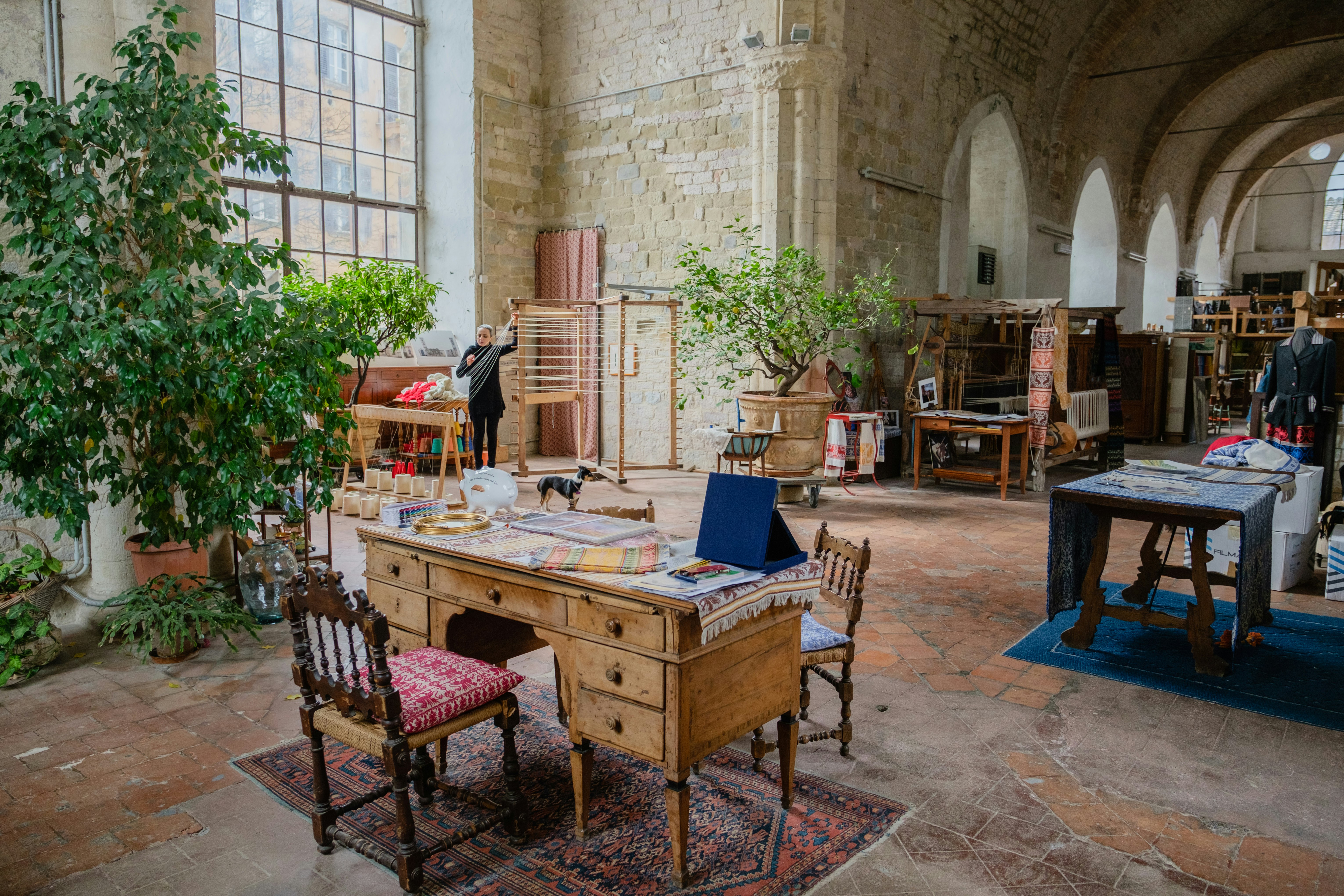 Umbrian Jacquard Weaving with Marta & Sophie