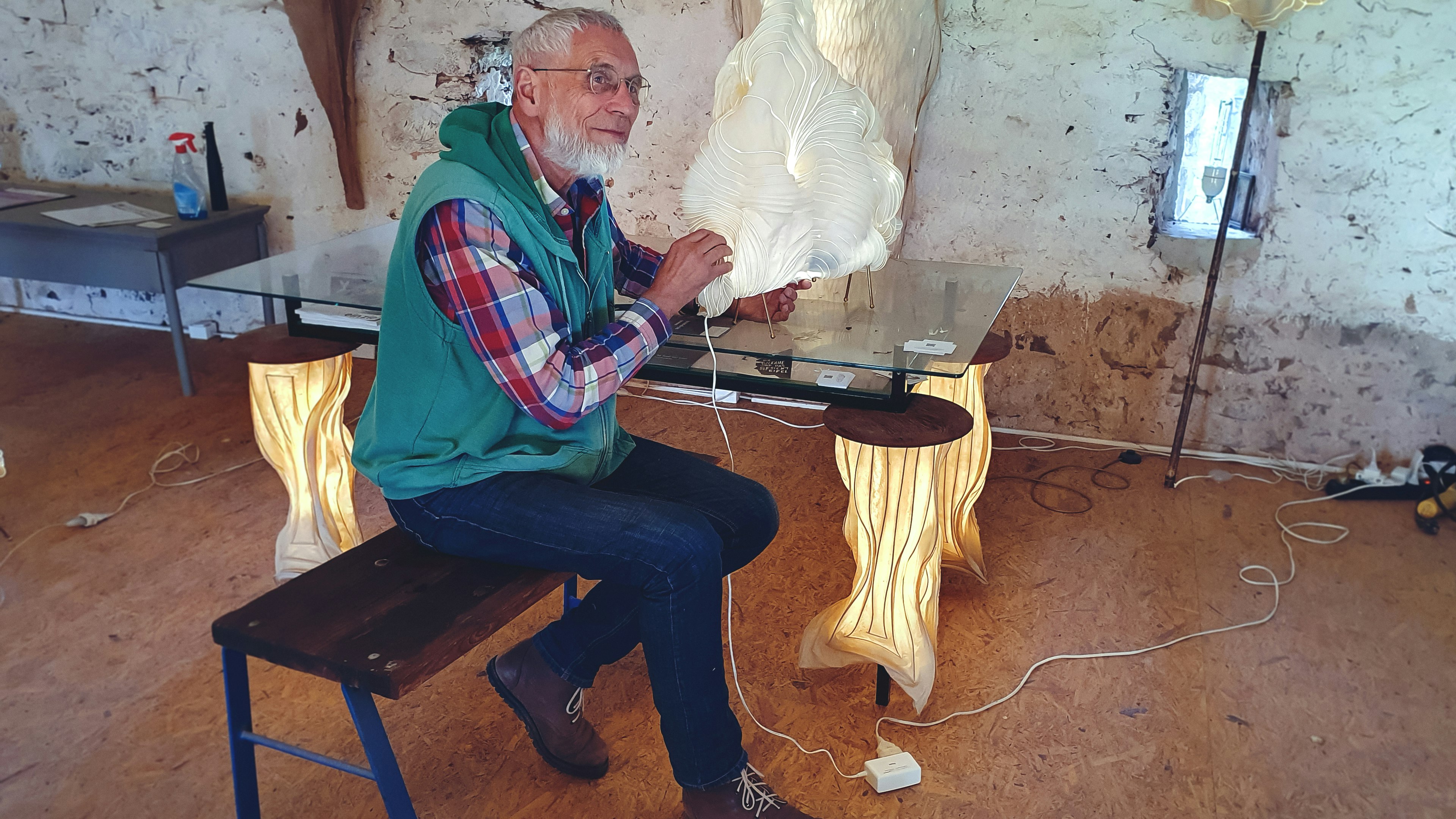 Paper Luminaries with Helmut