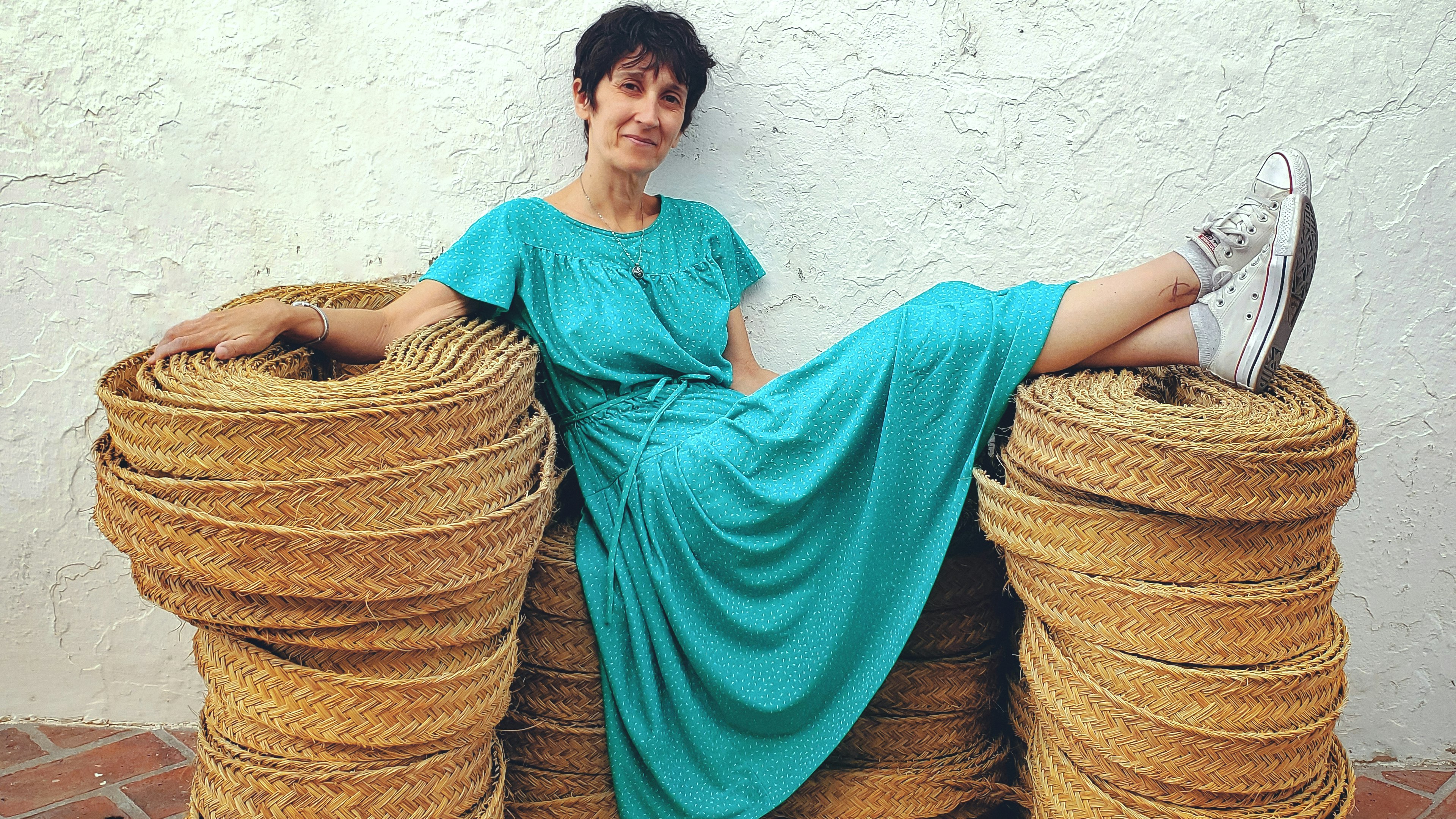 Esparto Grass Basketry with Sonia