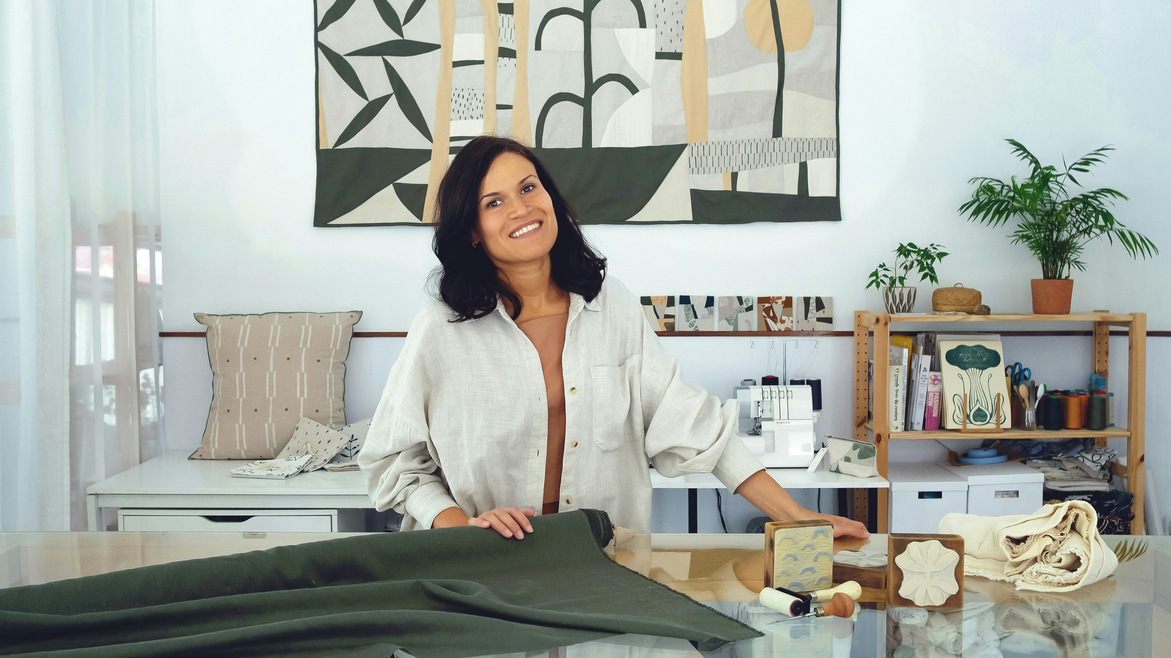 Hand-Printed Textiles with Marta