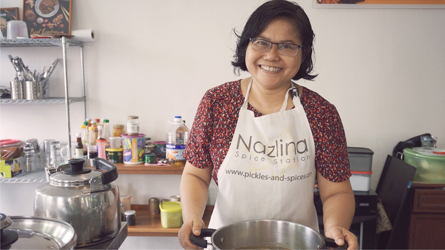 Learn the Malay art of cooking healing food with Nazlina in Malaysia.