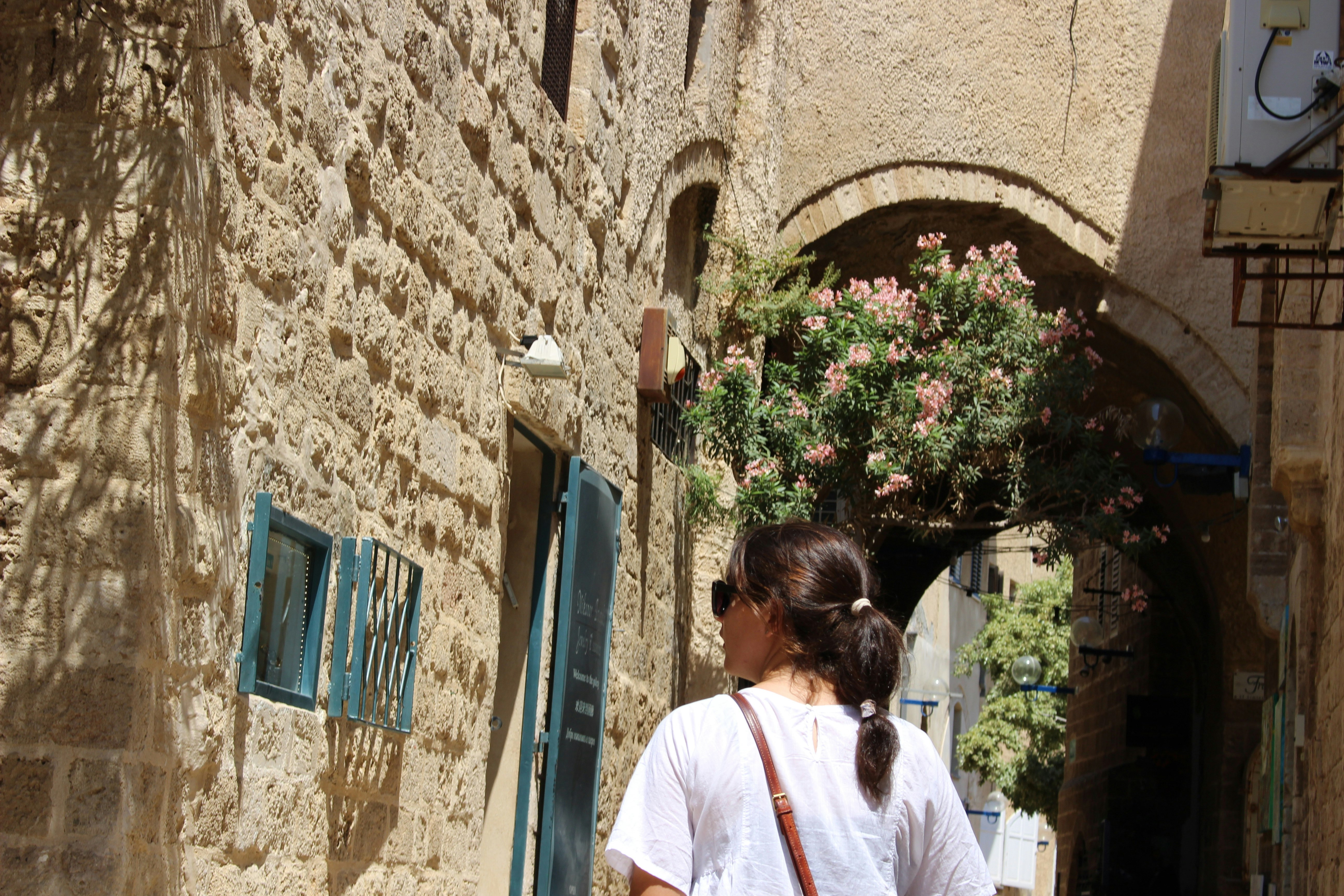 Wandering the streets in Tel Aviv. Courtesy of Rossi Anastopoulo.