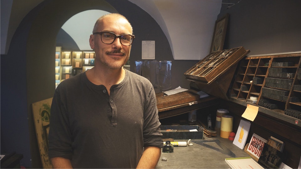 Learn letter carving and letterpress with Marko in Slovenia.