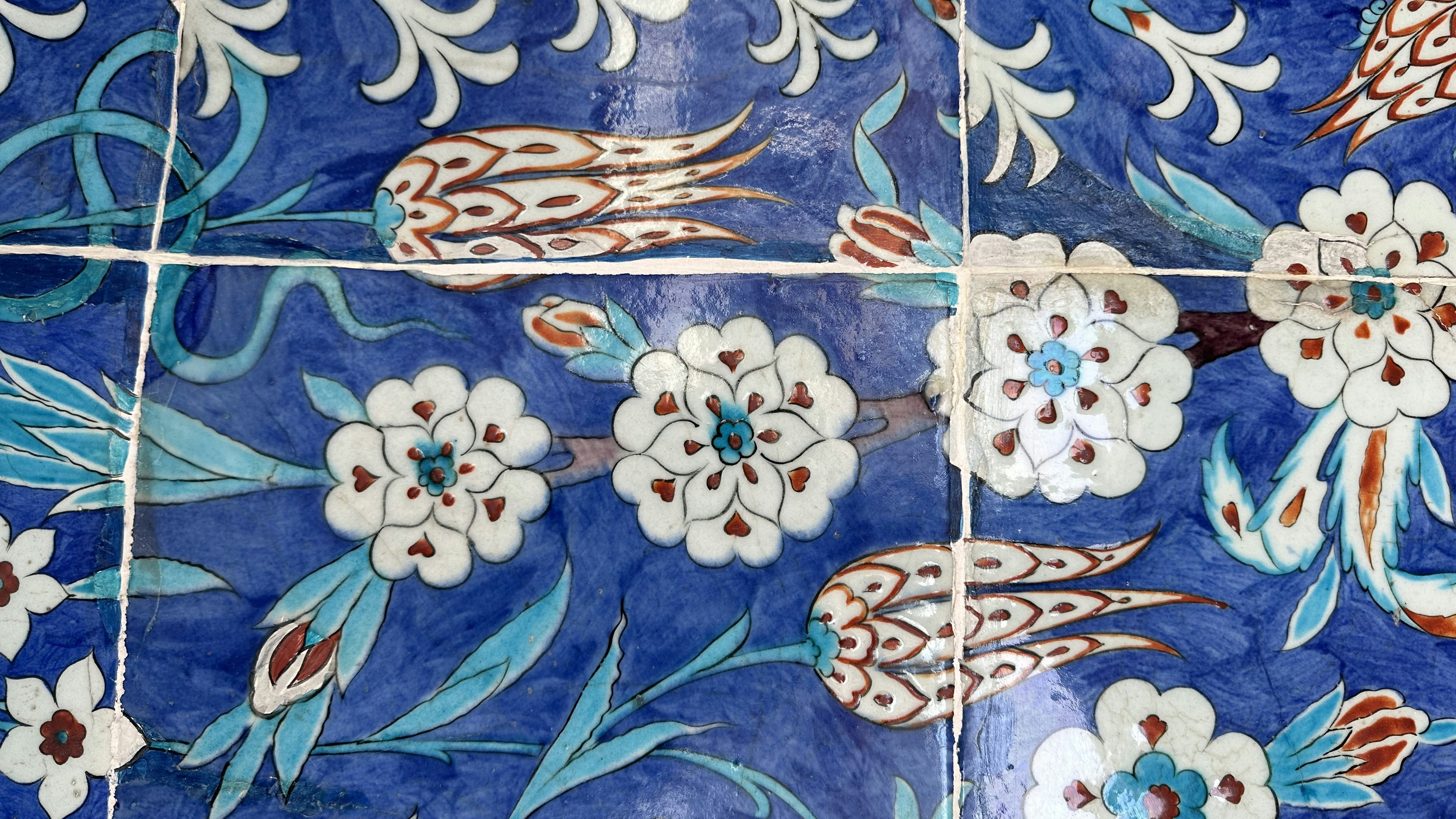 Glazed high quality tile,Traditonal Turkish Tile Art