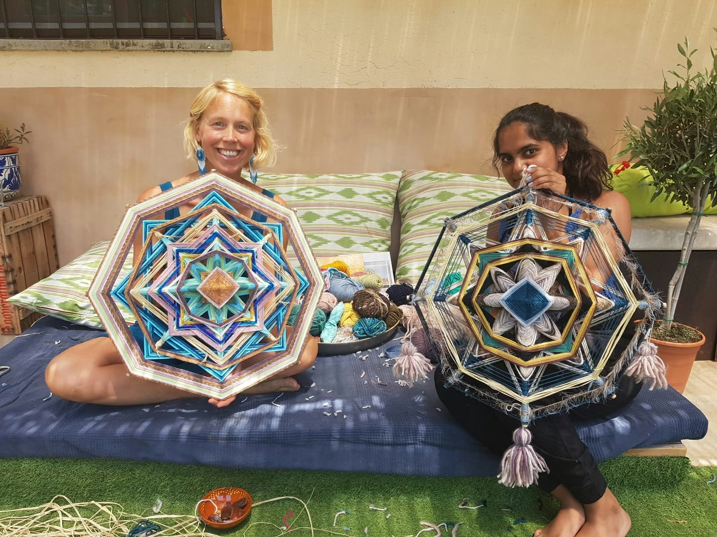 "From Antarctica to Spain: a high school student's story about art, travel and mandala-making | Full story on the Vacation with an Artist blog.  #vawaa #art #artists #mandala #creativity #travel #spain #education #craft #solotravel #highschool"
