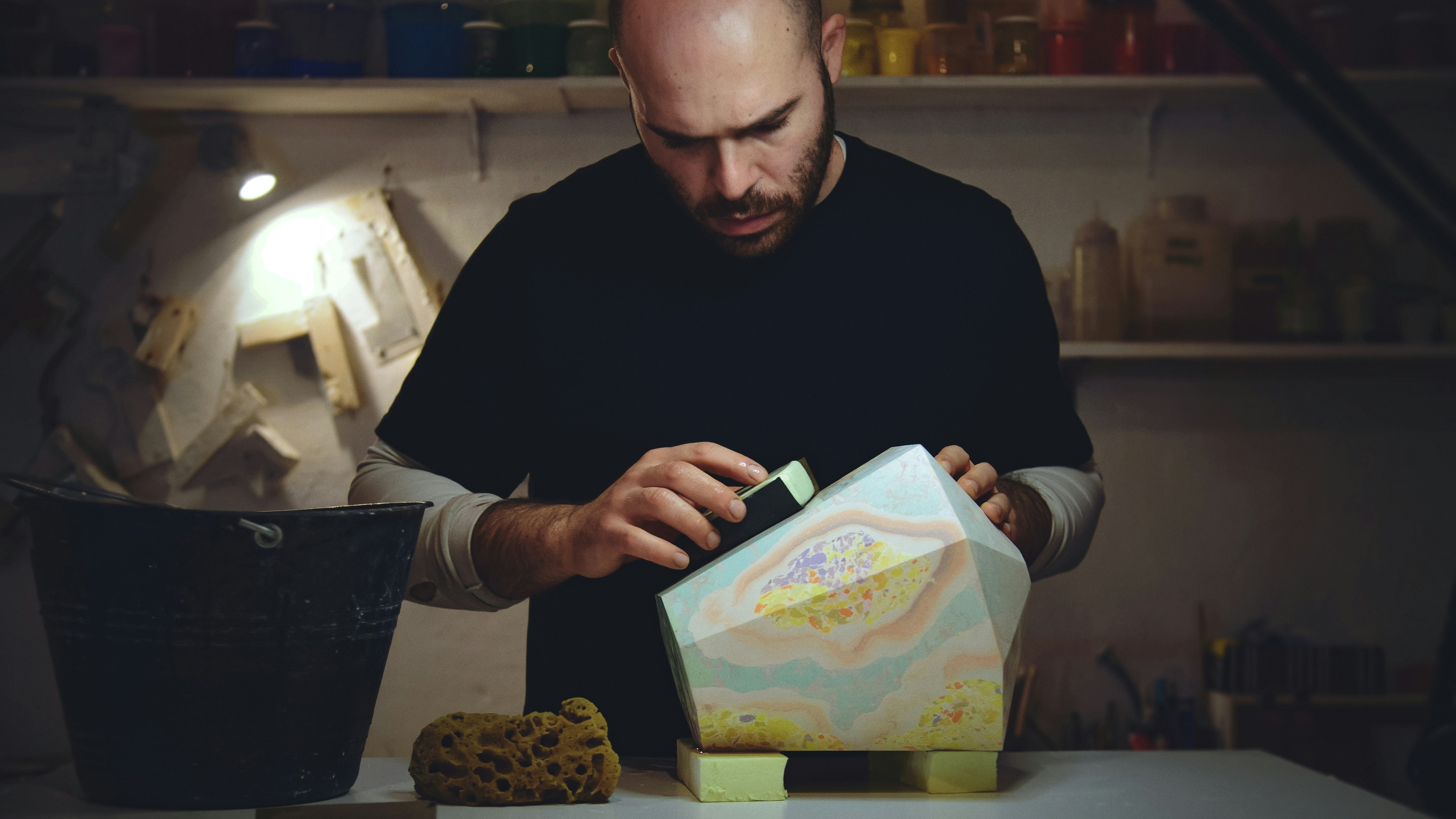 Learn Scagliola (Faux Marble Making) with Claudio in Italy | VAWAA
