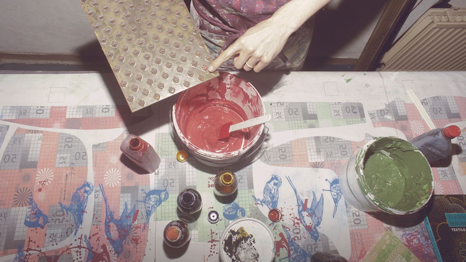 Experiment with patterns and colors.