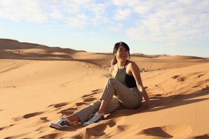 "Read Zoe's story about transformational travel experience in the Moroccan desert.  #vawaa #creativevacation #travel #morrocco #solotravel #women "