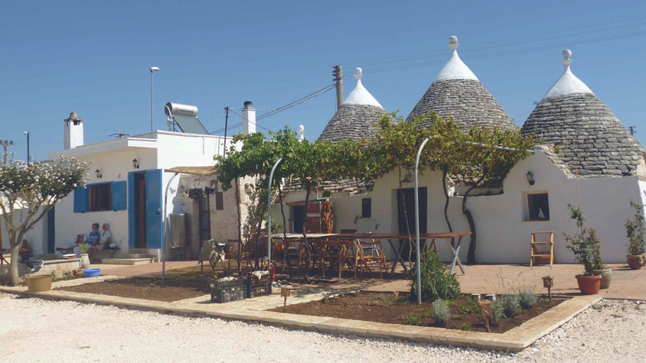 Stay in a trullo, a traditional Apulian dry stone hut with cone-shaped roof