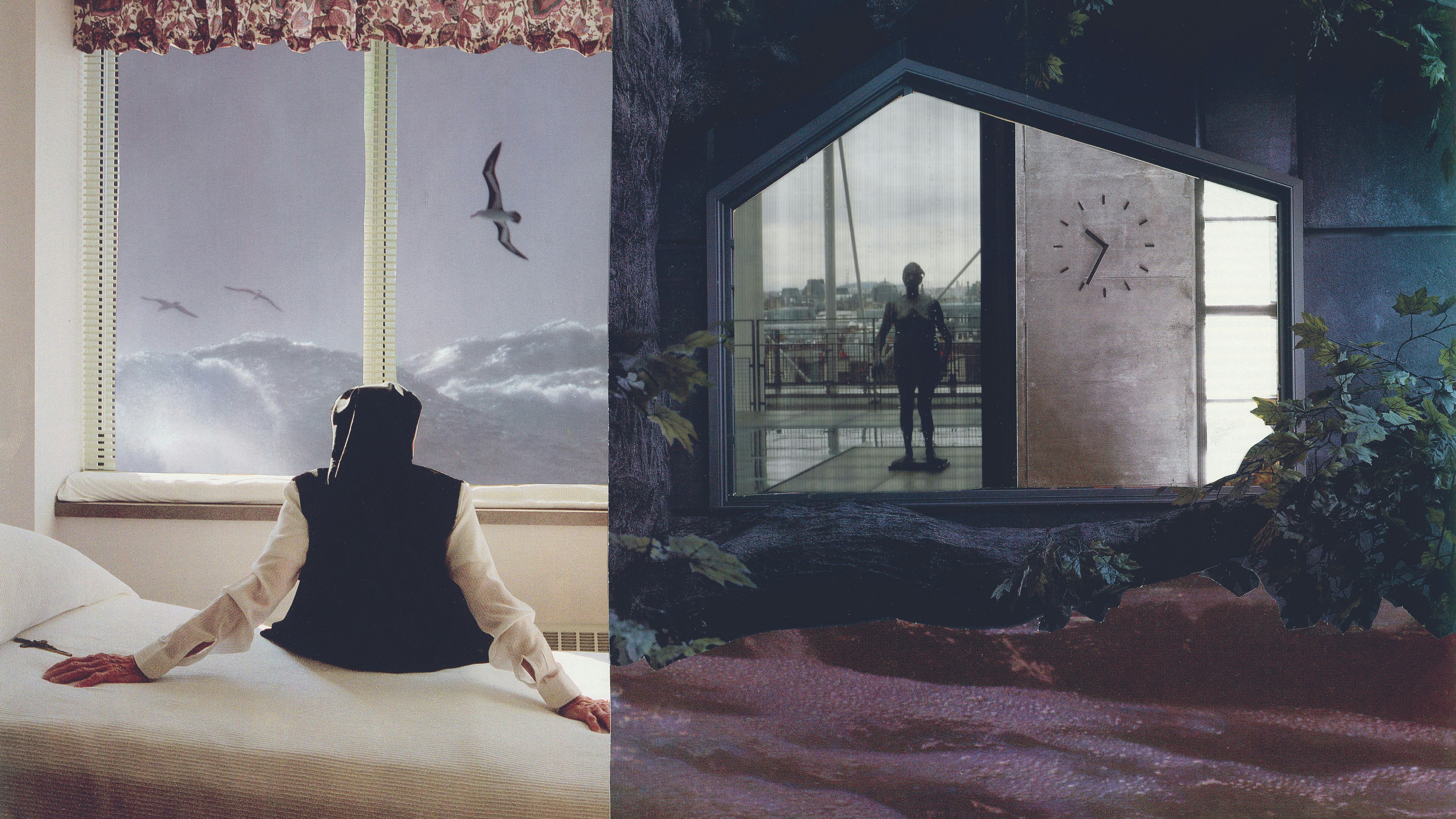 Abstract Collage by Greek Artist Annette via VAWAA - Vacation with an Artist #vawaa #creativevacation #art #artist #travel #collage #inspiration #creativity #learn #DIY #greece