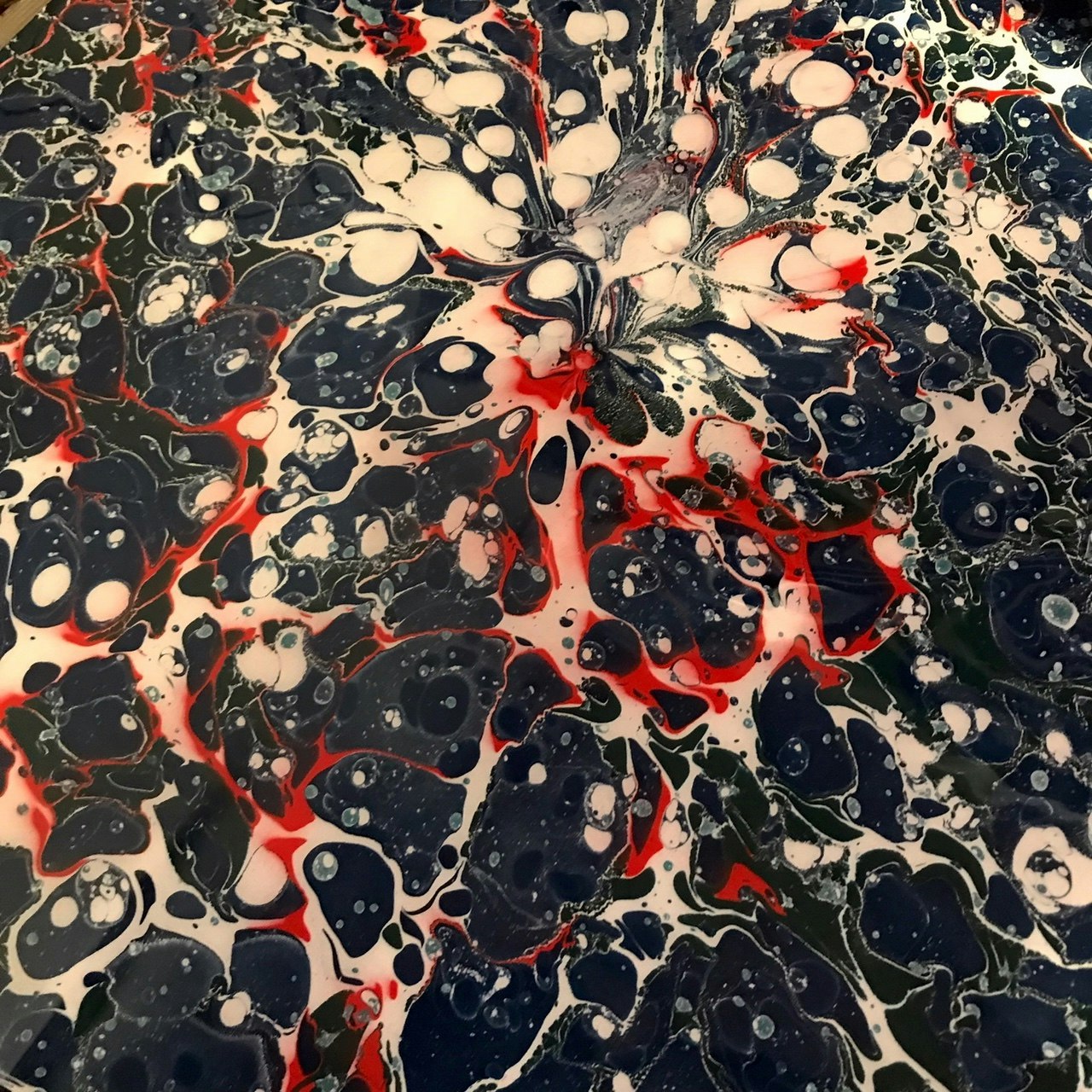 Learn Ebru panting in Istanbul Turkey