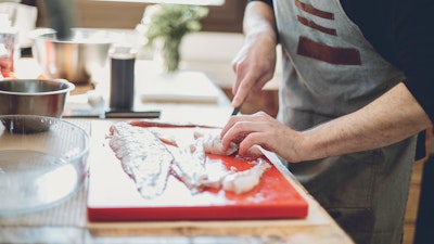 Spend time with a chef and learn to cut ingredients.
