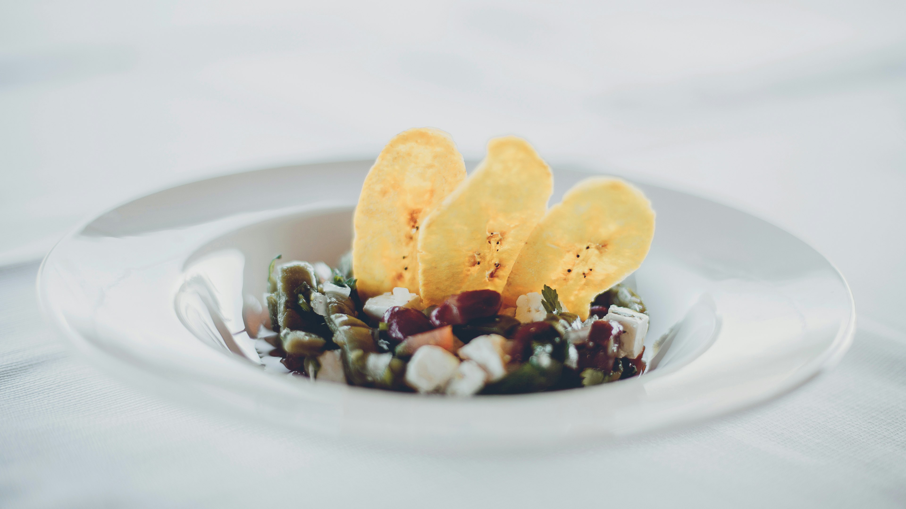 Work on food presentation. 