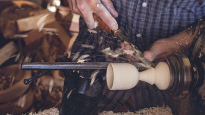 Practice woodturning to make your own creations.