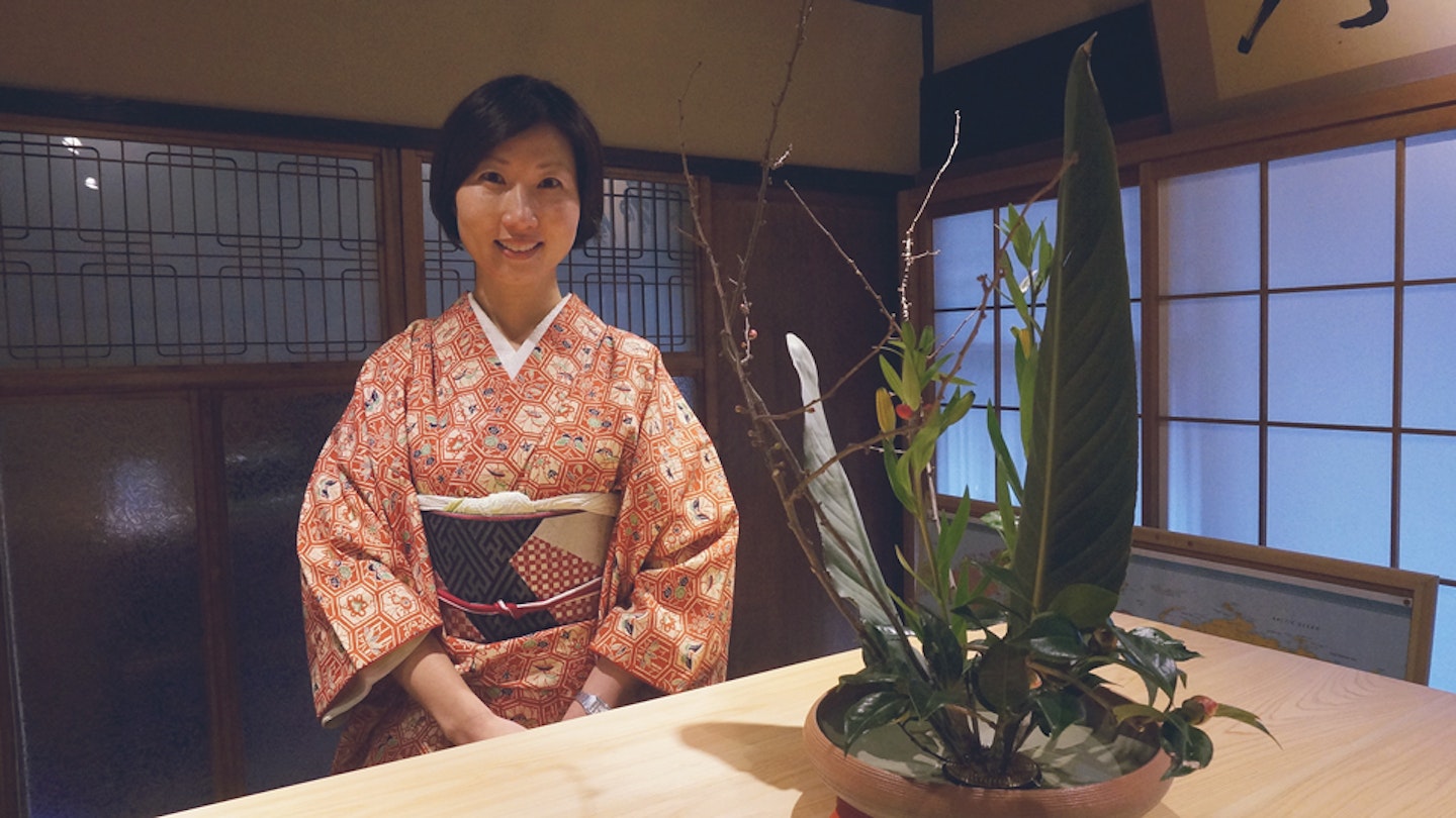 Learn Ikebana with Kimiko in Japan.