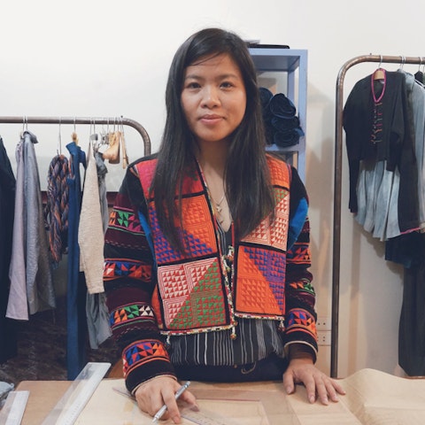 Meet Thao, Vietnam's leading textile  designer. She teaches  traditional Vietnamese techniques for natural dyeing, and beeswax printing with natural dyes made from indigo, yam, and magenta plants.  #creativevacation #vawaa  #travelasia #vietnam #creativity #sustainablefashion #naturalfabricdyeing #naturalfabricdyeingtechniques #slowtravel #naturalfabricdyeingideas #diyfabrics #crafts #howtomake #indigo