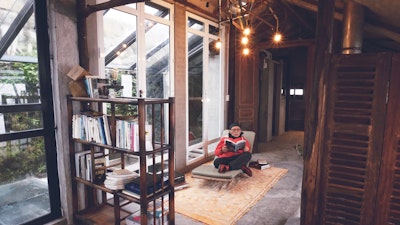 Retreat to a peaceful, beautifully designed space to work on your writing.