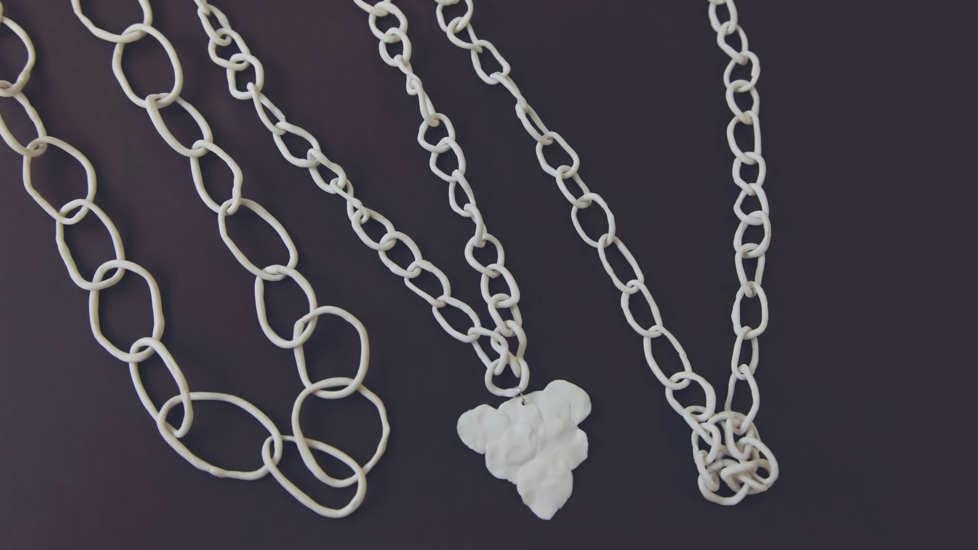 Delicate jewelry pieces.