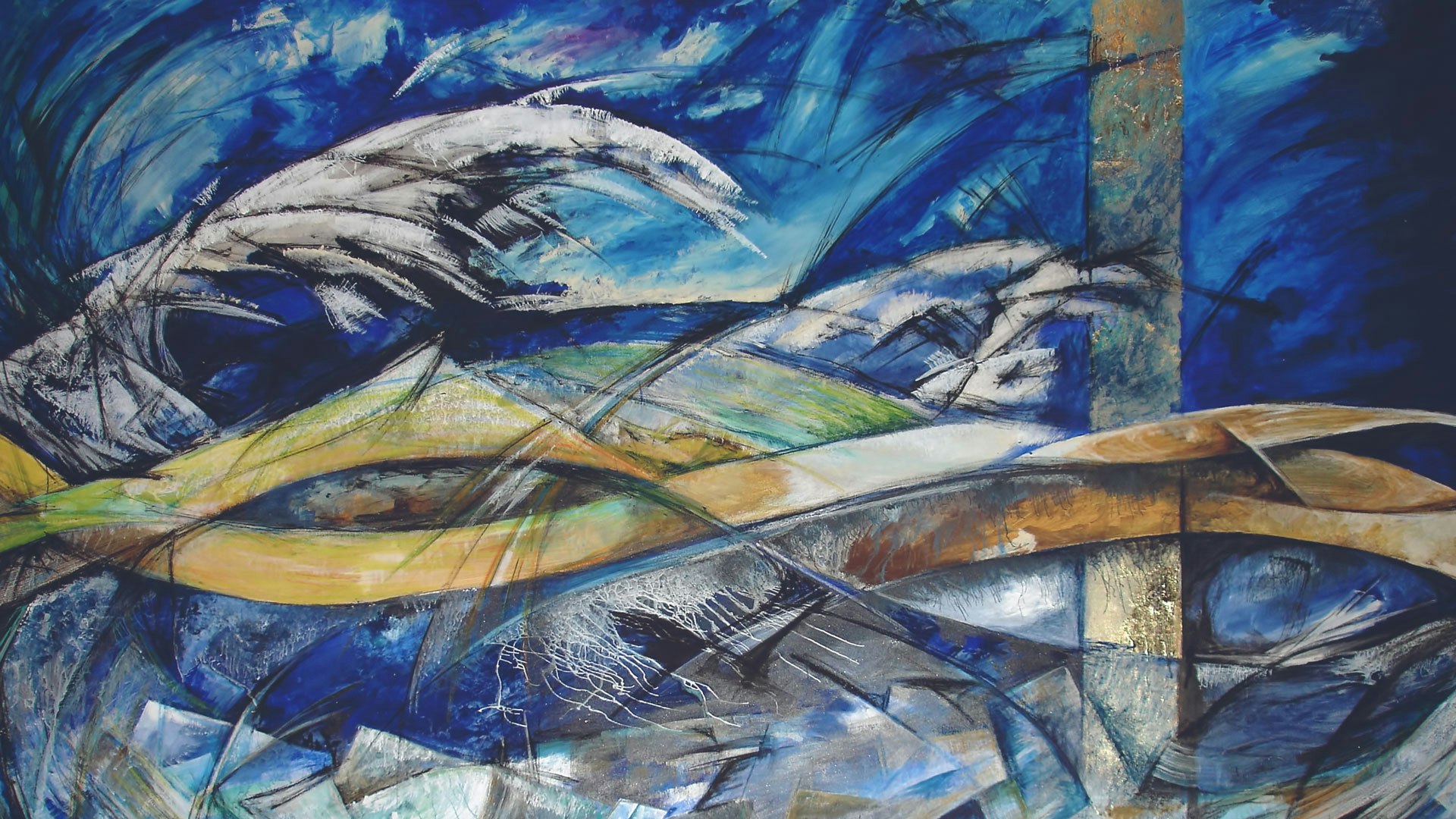 Coastal artwork by printmaking artist Colleen via VAWAA - Vacation with an Artist #printmaking #decorating #italy #travel #art #artist #design #architecture #vawaa #creativevacation