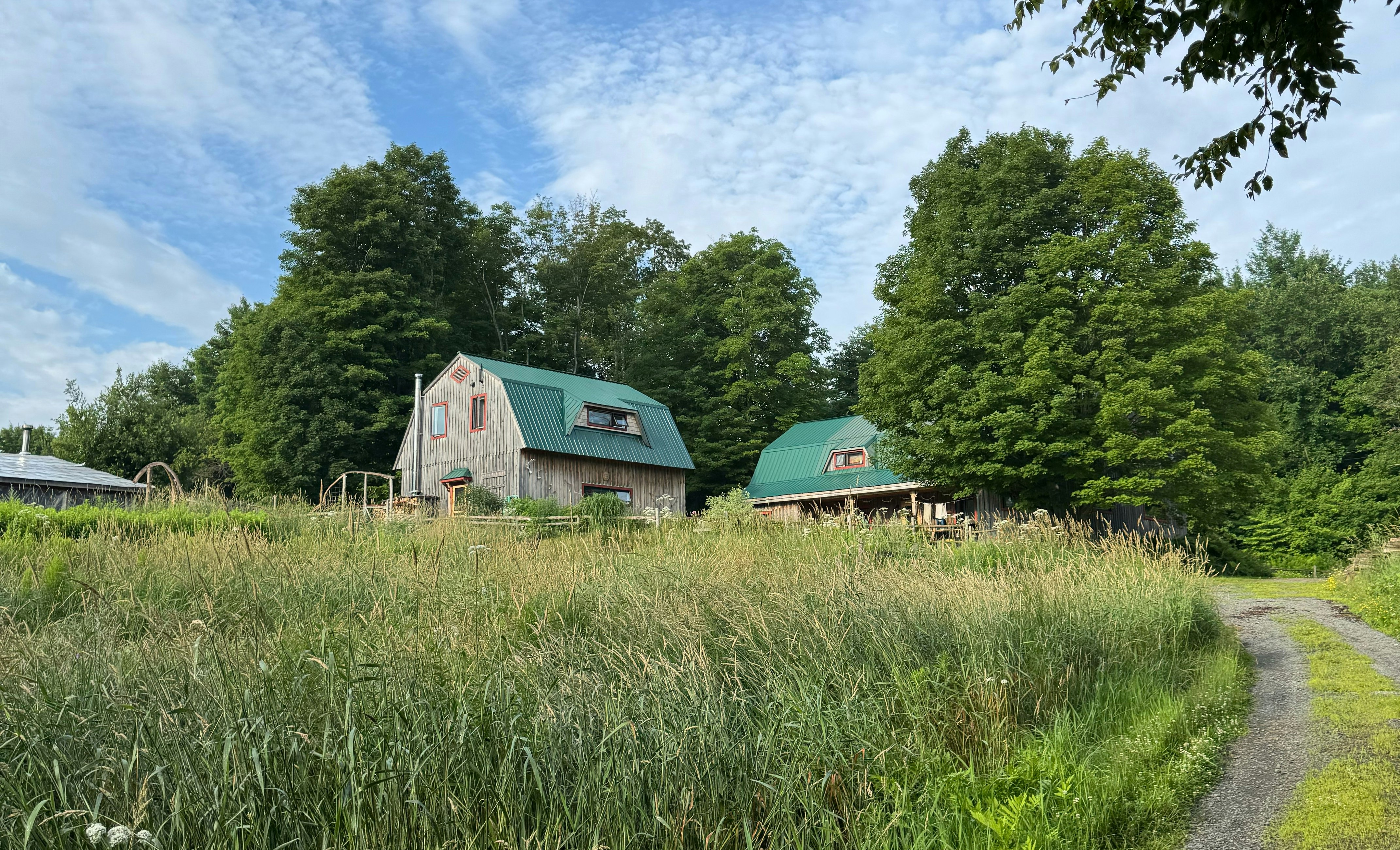 Home and studio of master felt sculptor and designer Marjolein surrounded by forests and lakes in Gore, Québec. I spent 5 days here during my VAWAA. 