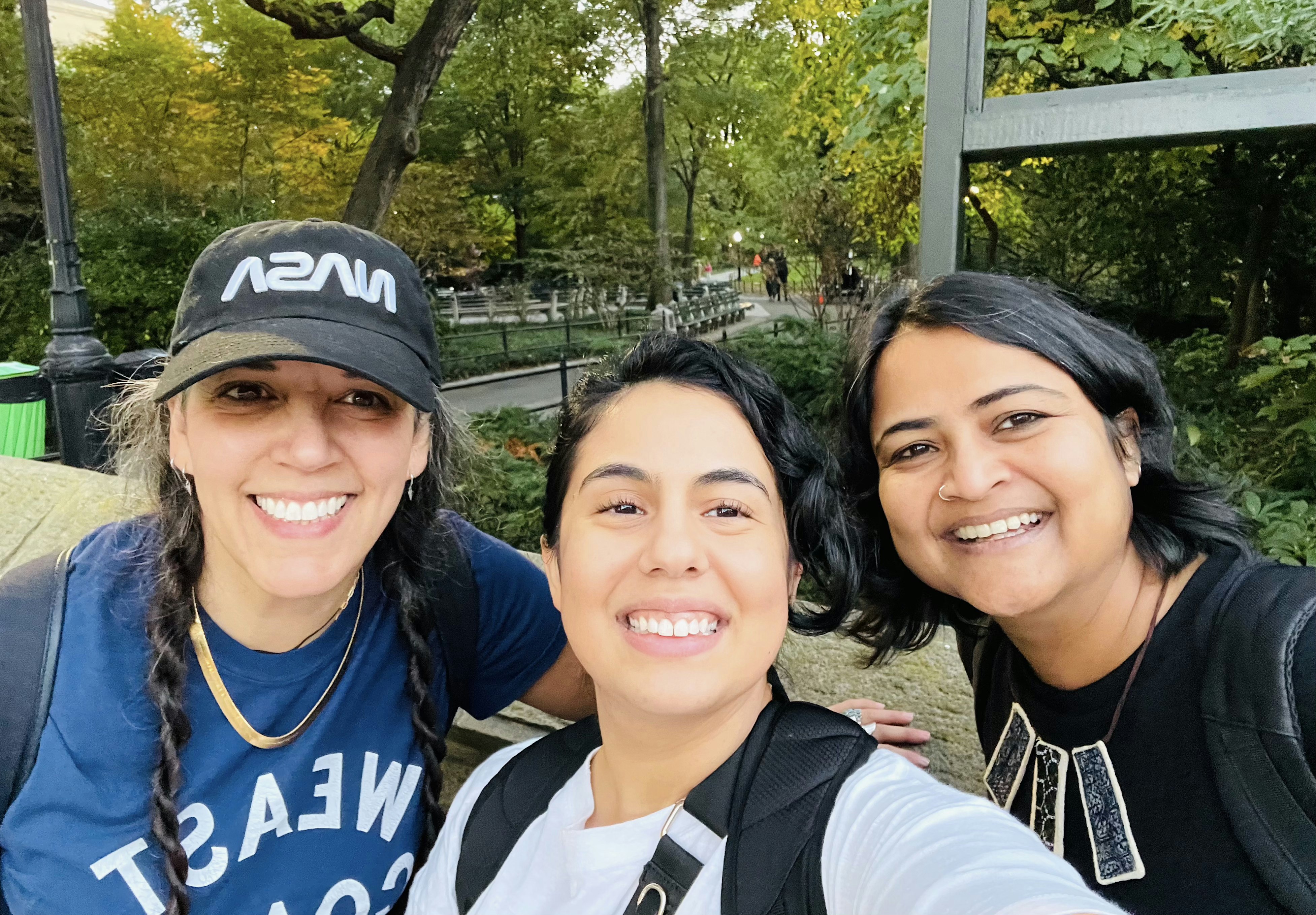 VAWAA team from left to right: Kris Kiger, Erica Batista, Geetika Agrawal