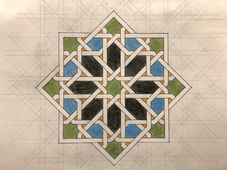 Tessellations Arabesque Islamic geometric art