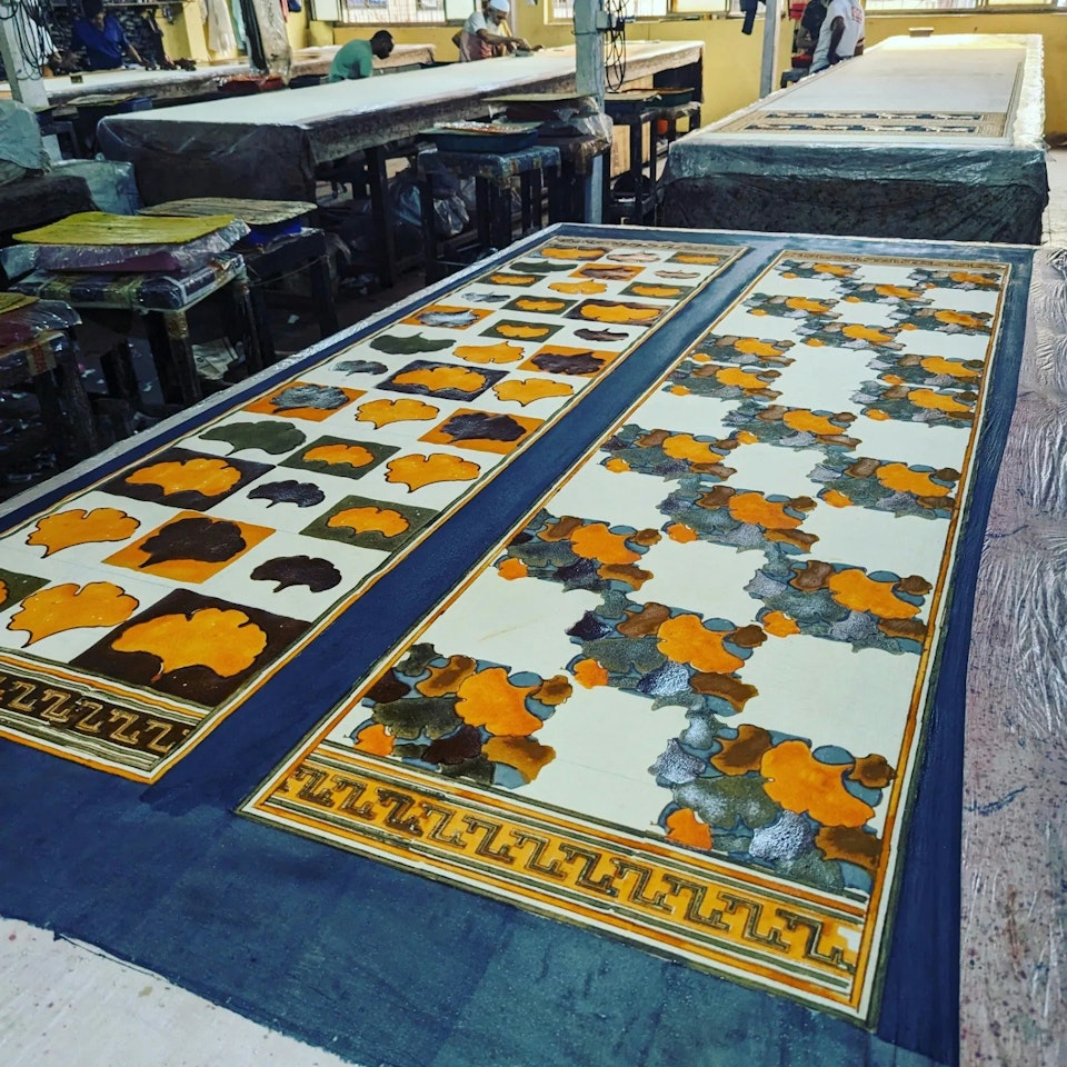 Endangered craft traditions: Ajrakh block printing details